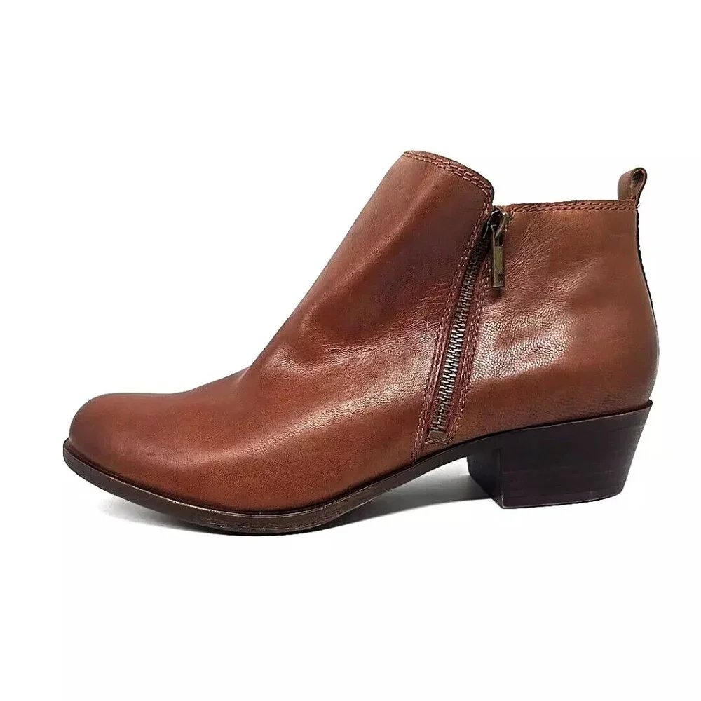 Lucky Brand Brown Ankle Boots - Picture 8 of 12
